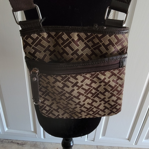 Tommy Hilfiger Purse 8x 8 Brown - Picture 10 of 11